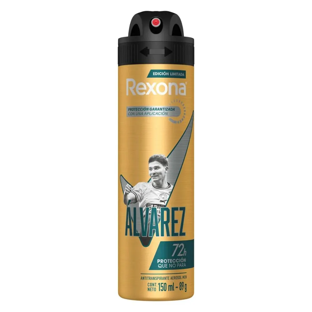 Desodorante Fútbol Fanatics Alvarez Edición Limitada Rexona 150 Ml