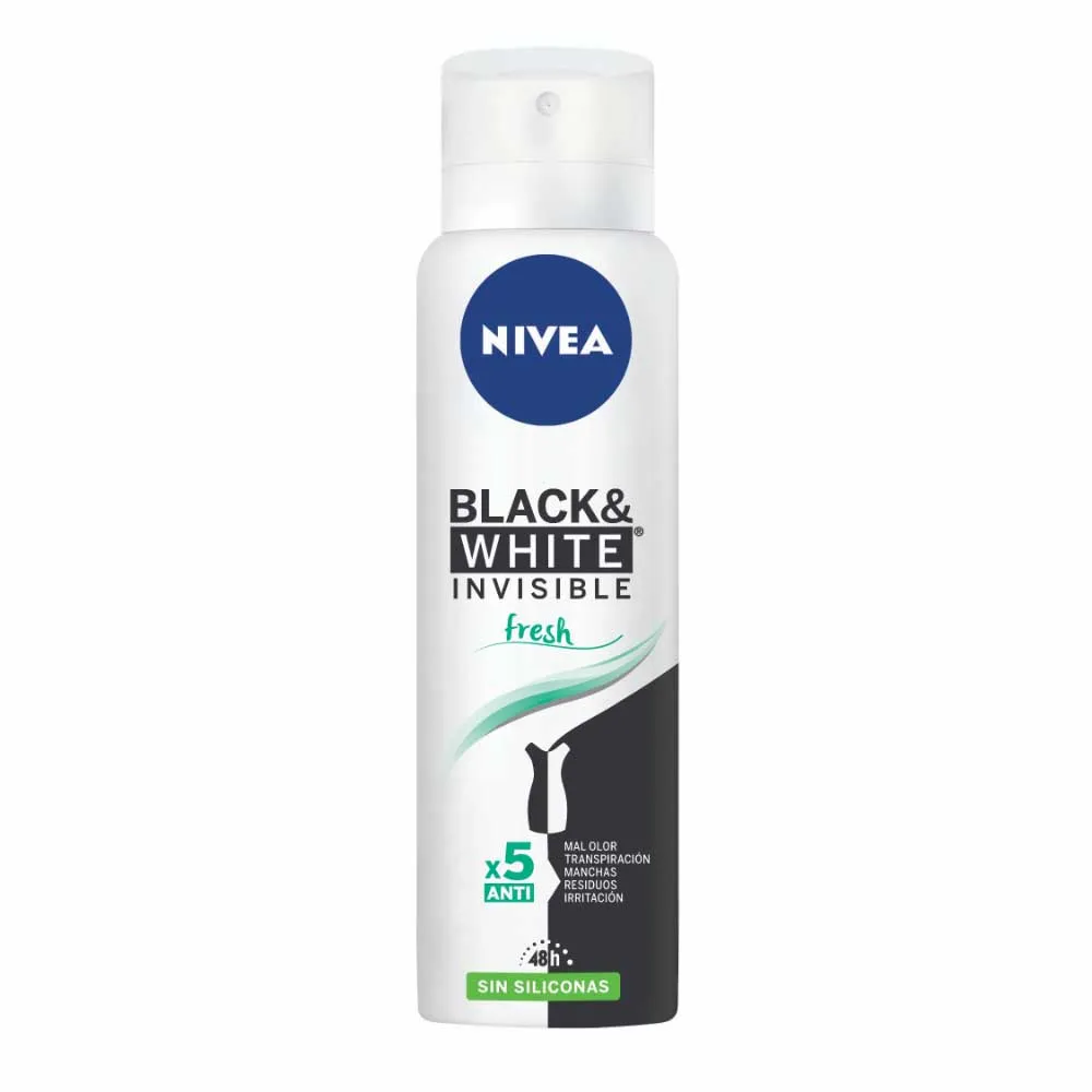 Desodorante B&W Invisible Fresh Nivea 150Ml