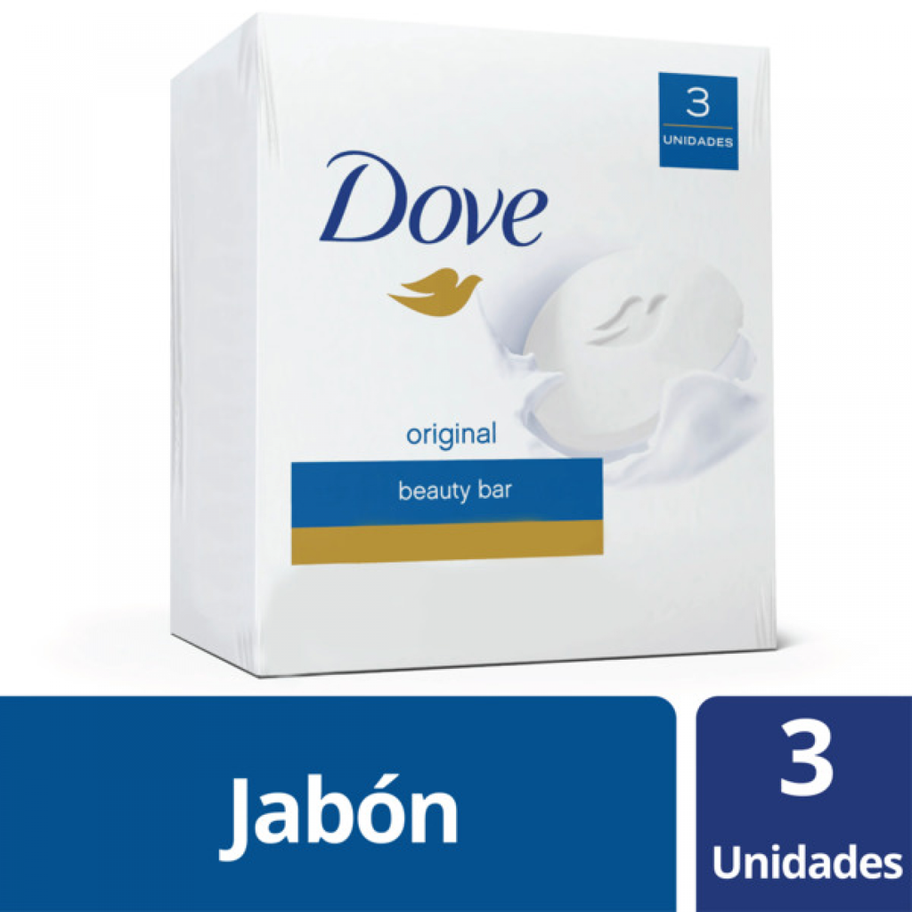 Jabón de Tocador Dove 3u