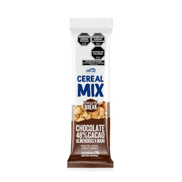 Barra De Cereal Cacao Cereal Mix 38g