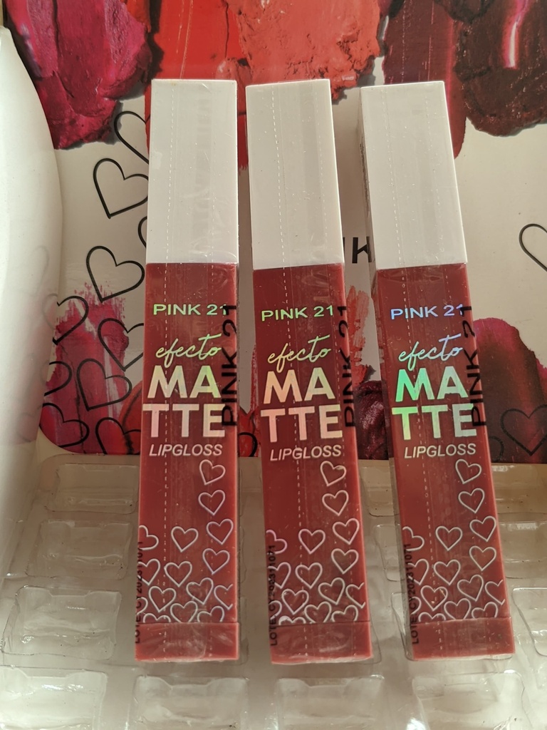 Labial Liquido Tono 11 Efecto Matte Pink 