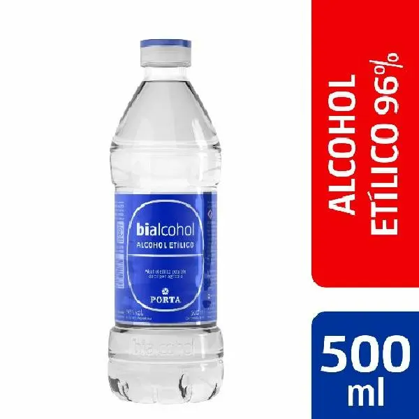 Alcohol Etilico 96 Porta Bialcohol 500 cc
