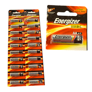 Pilas Alcalina Energizer AA 1u