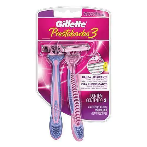 Máquina Para Afeitar Prestobarba Gillete 2u