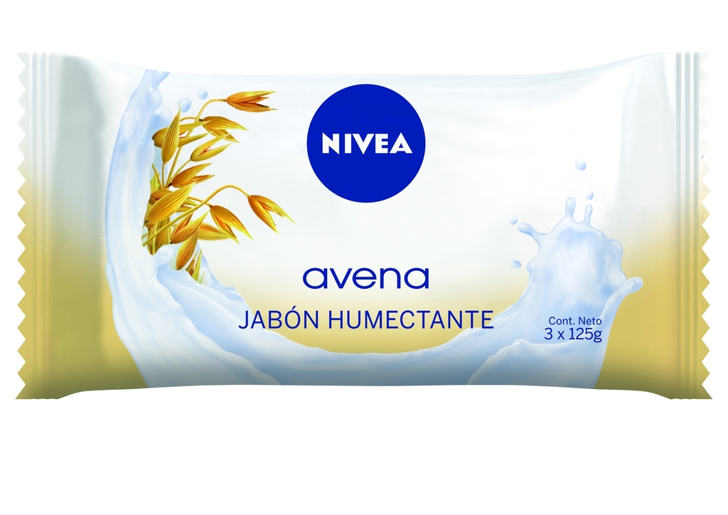 Jabón de Tocador Avena Nivea 3u