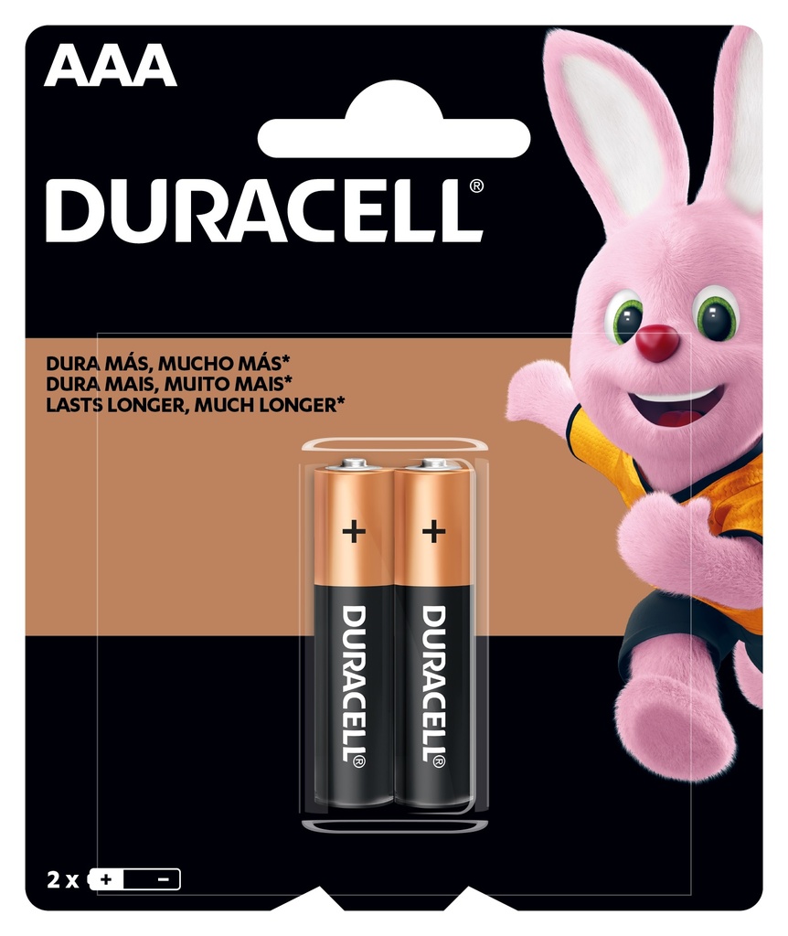 Pila Alcalina AAA Duracell 2u