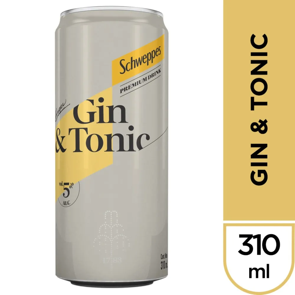 Gin Tonic Schweeppes 310Ml