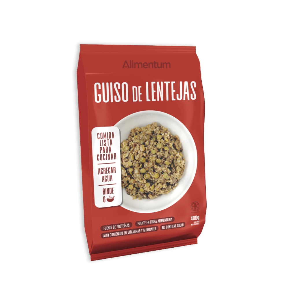 Guiso de Lentejas Alimentum 400g 