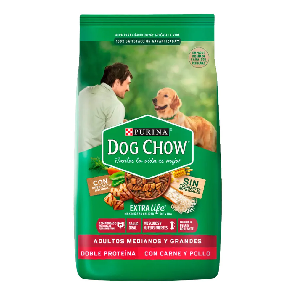 Alimento Perro Mediano y Grande Dog Chow 1,5Kg