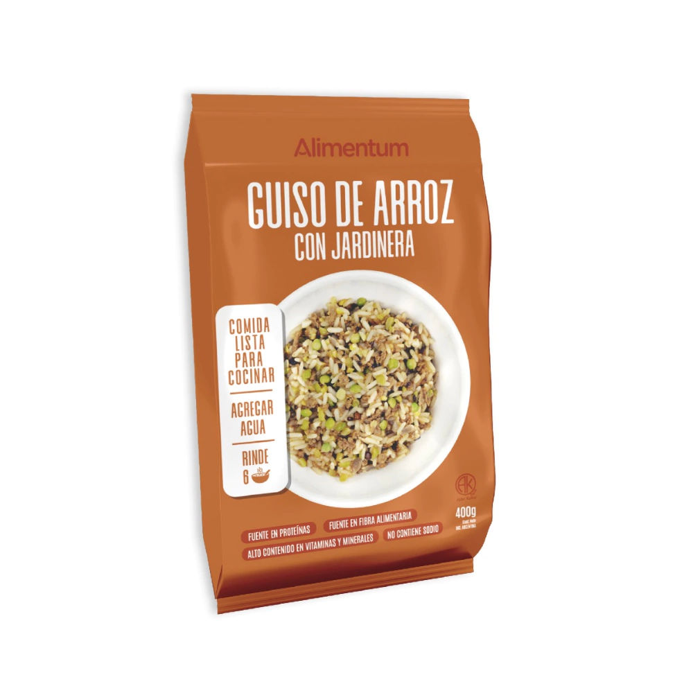 Guiso de Arroz con Jardinera Alimentum 400g 