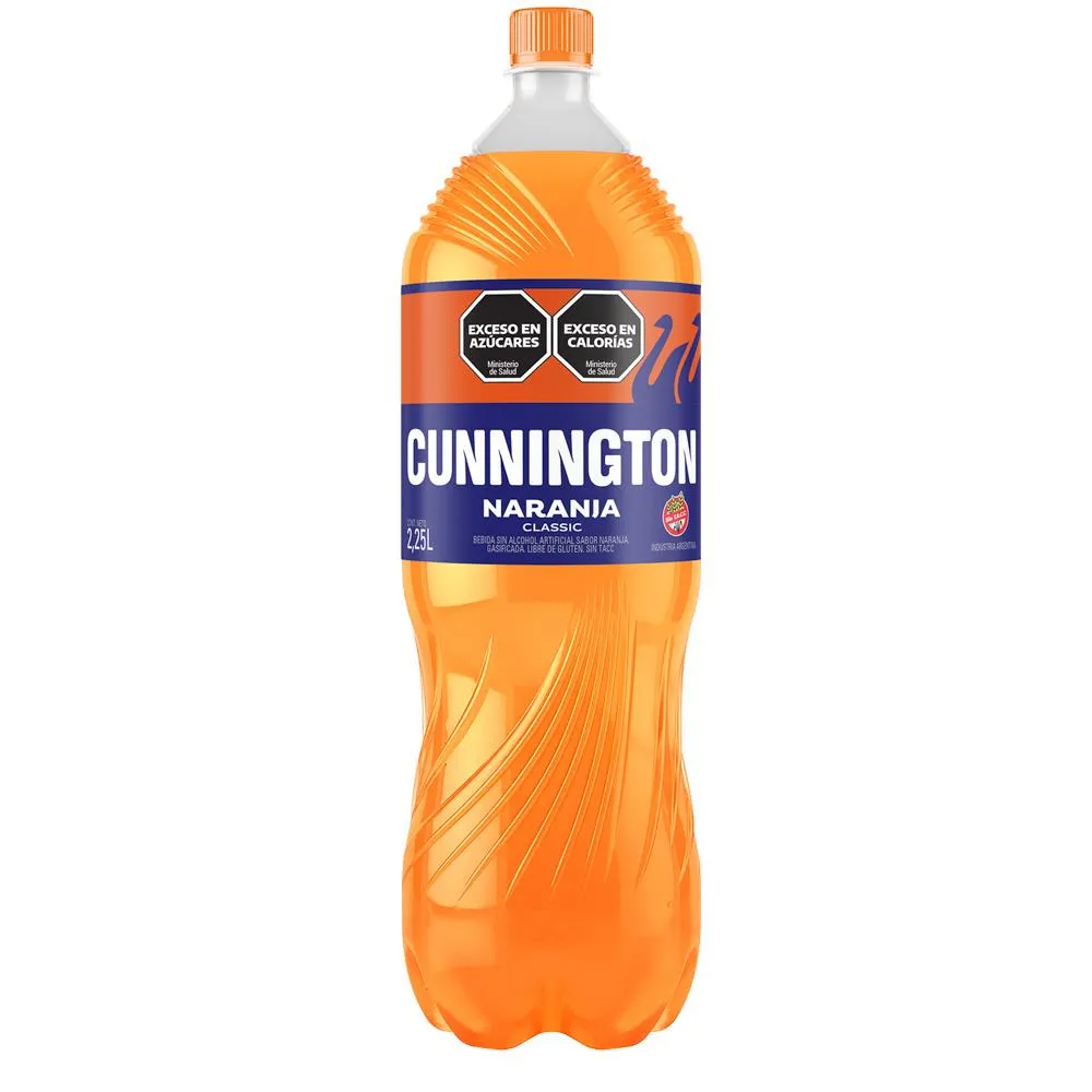 Gaseosa Cunnington Naranja 2,25lt
