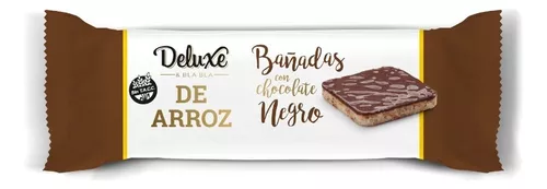 Galletas De Arroz Bañadas Con Chocolate Deluxe 115g