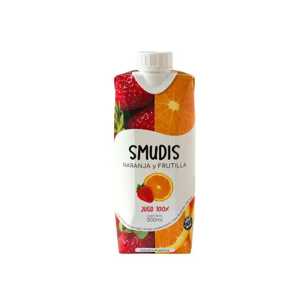 Jugo De Frutilla Naranja Smudis 500 cc