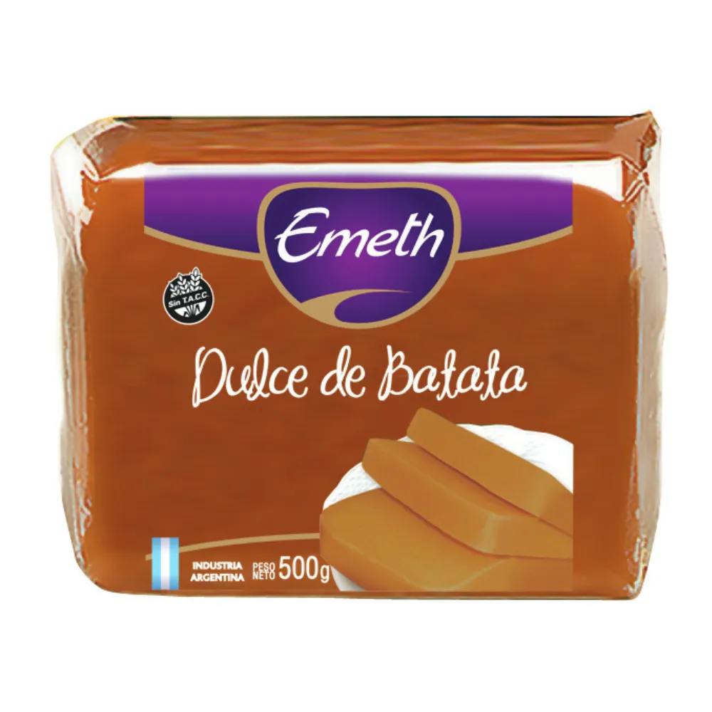 Dulce De Batata Vainilla Emeth 500g