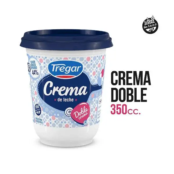 Crema de Leche Tregar 350 cc