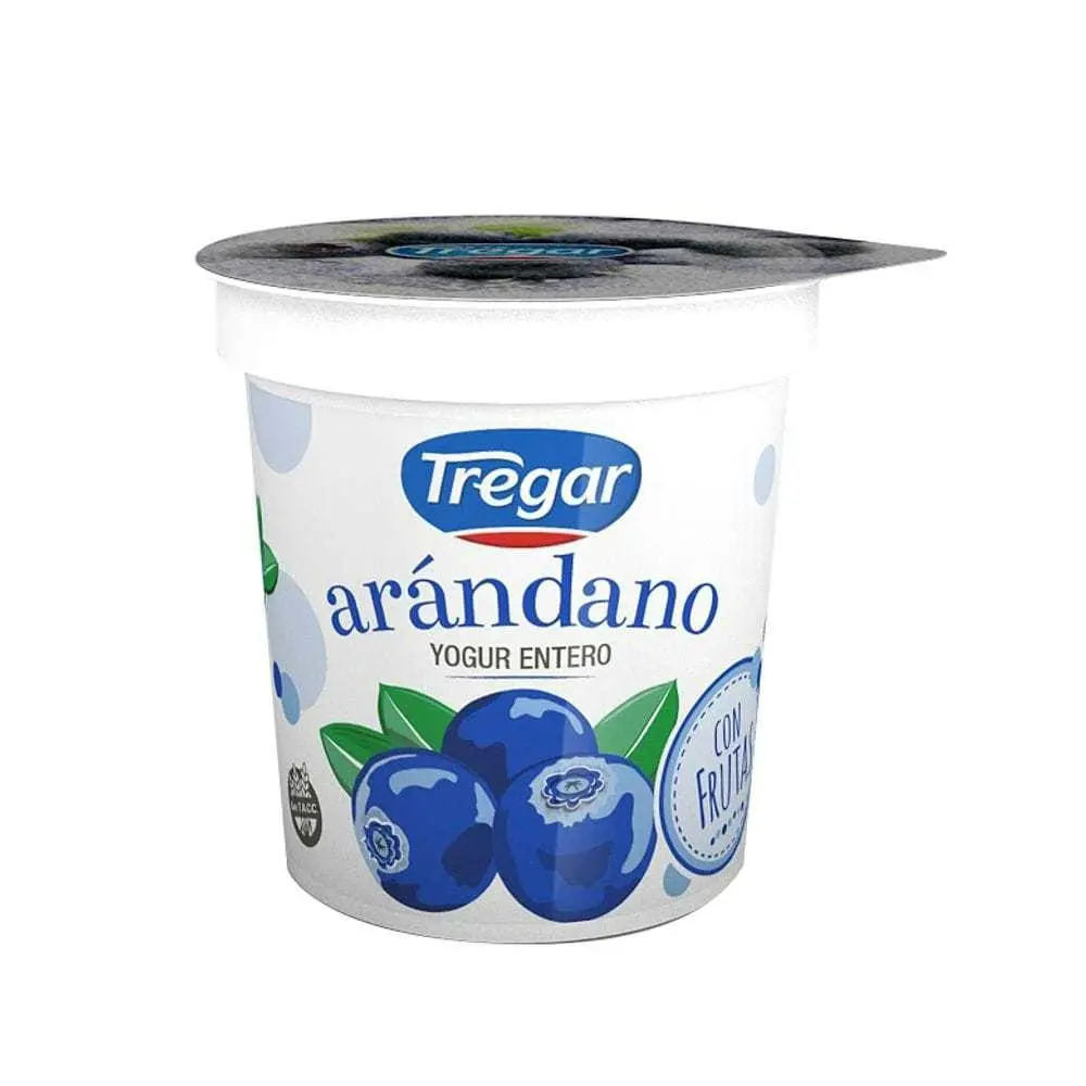 Yogurt Entero Arándano Tregar 160g
