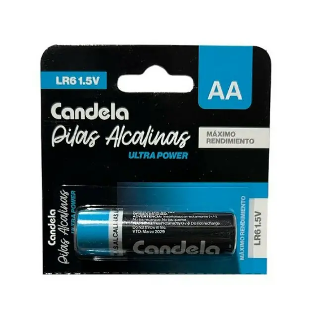 Pilas AA Candela 1u