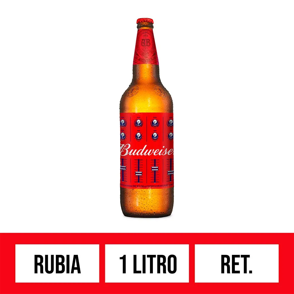 Cerveza Retornable Budweiser 1L
