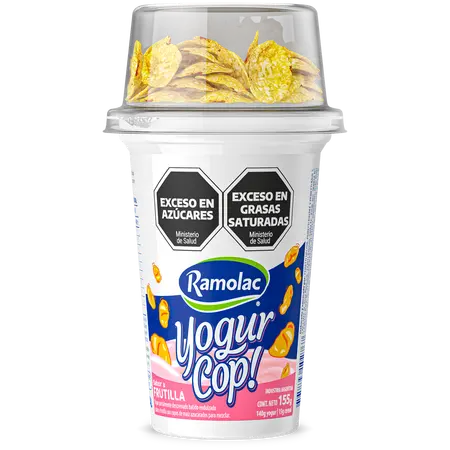 Yogur Con Cereales Frutilla Ramolac 155g