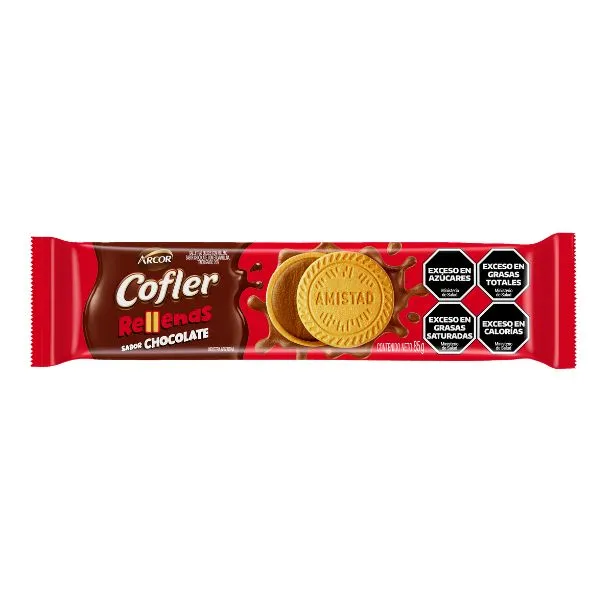Galletitas Rellenas Chocolate Cofler 85g
