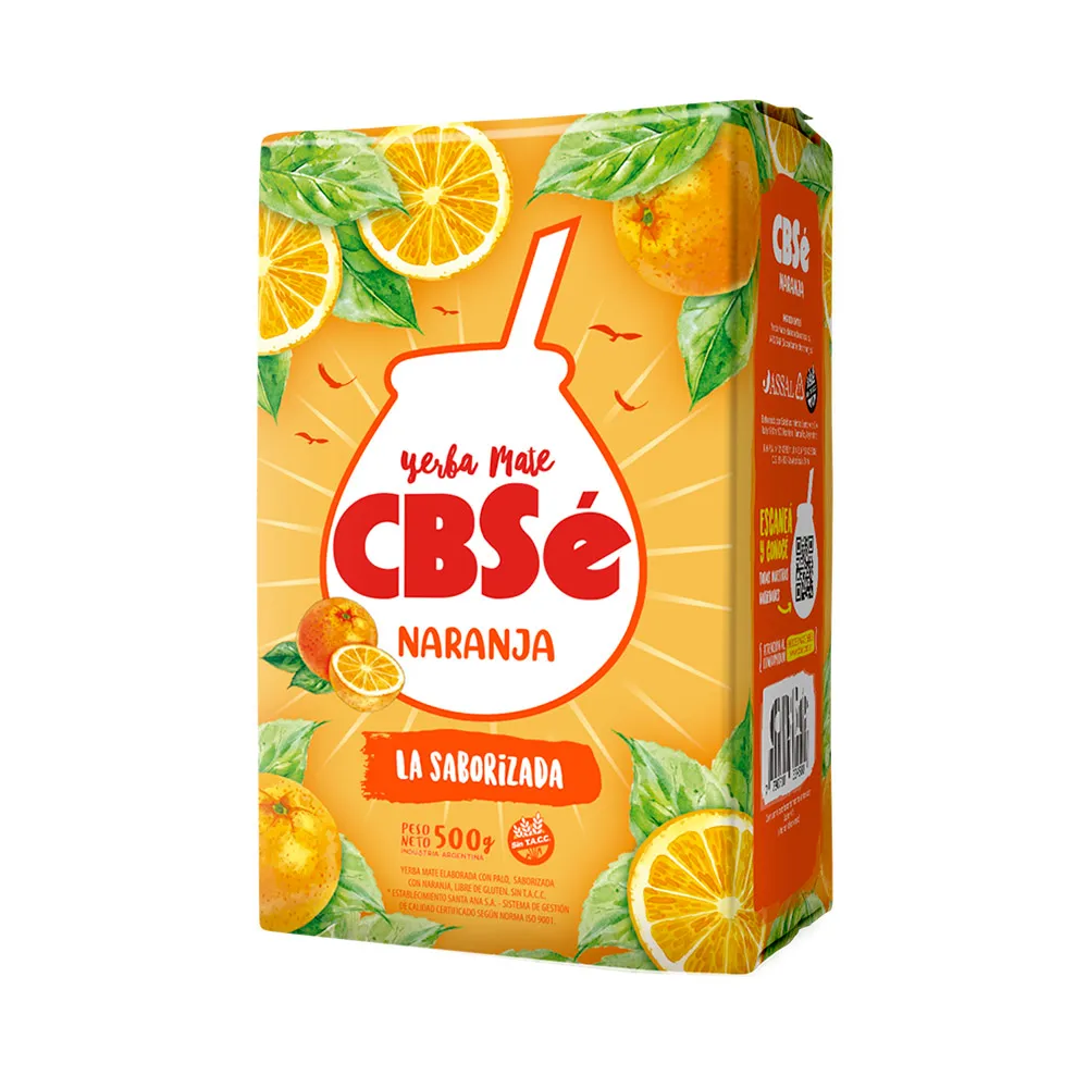 Yerba Mate Naranja Cbse 500g