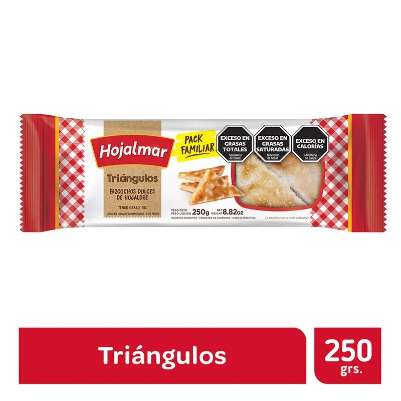 Galletitas De Hojaldre Hojalmar Triangulitos 250gr