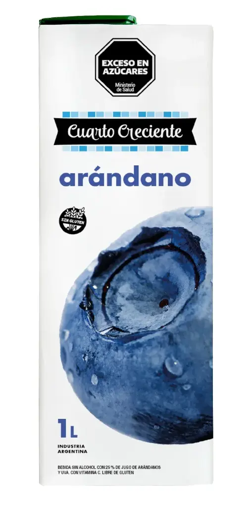 Jugos Listos Brick Arandanos Cuarto Creciente