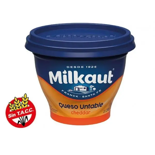 Queso Cheddar Milkaut 190g