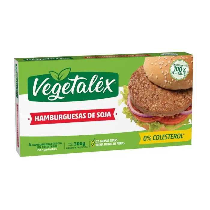 Hamburguesas De Soja Vegetalex 300g