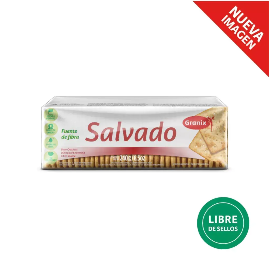 Galletitas Crackers Salvado Granix 135gr