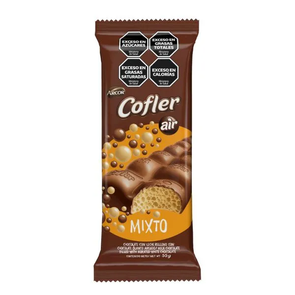 Chocolate Aireado Mixto Cofler 55g