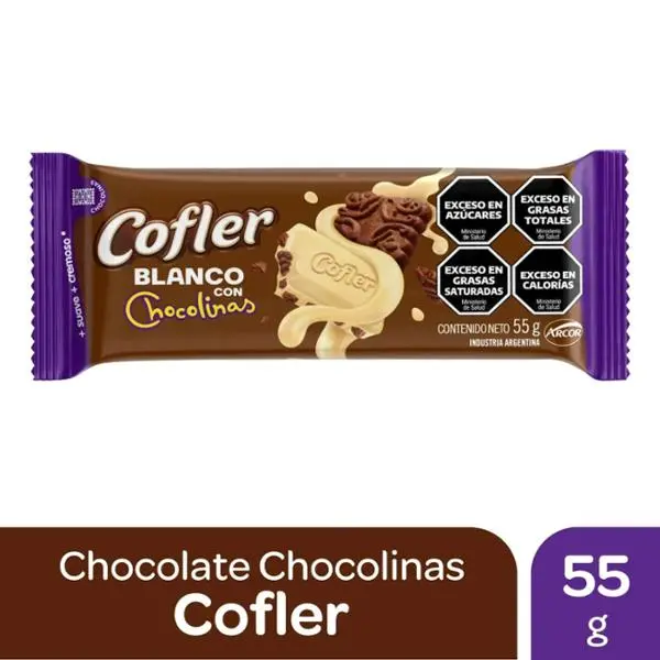 Chocolate Chocolinas Cofler 55g
