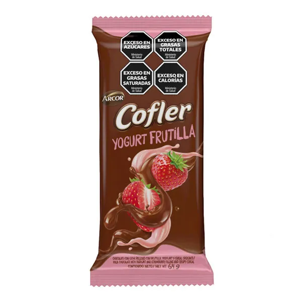 Chocolate Yogurt Frutilla Cofler 64g