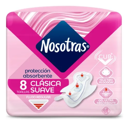 Toalla Femenina Nosotras Clásica Suave 8u 