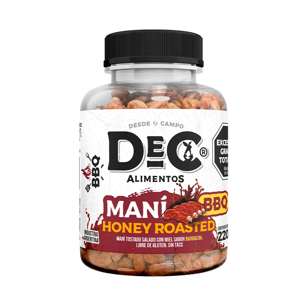Maní Honey Barbacoa Dec 220g