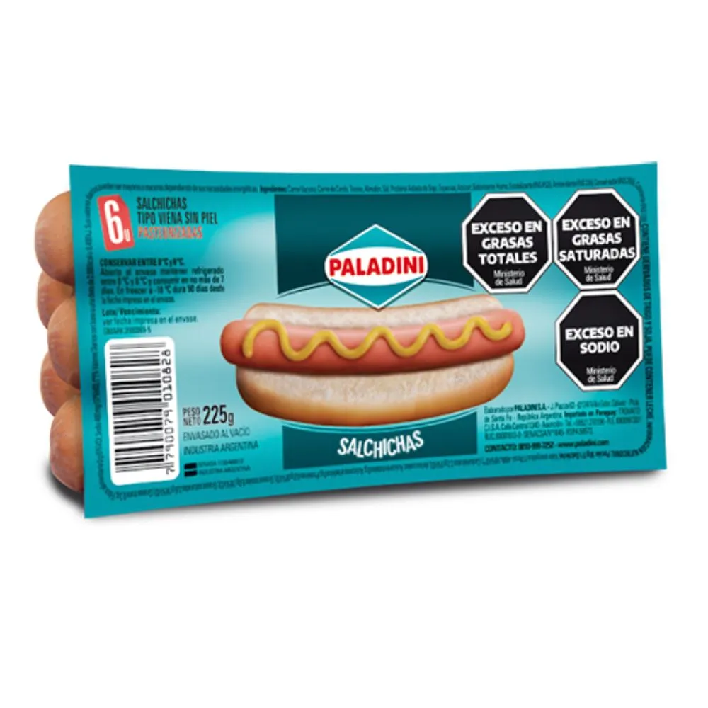 Salchichas Paladini 6u