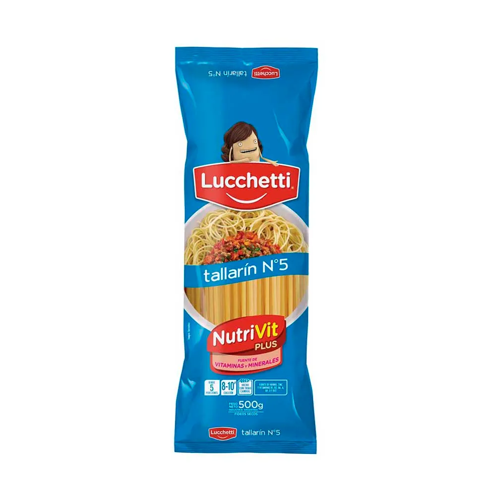 Fideos Lucchetti Tallarín N5 500g