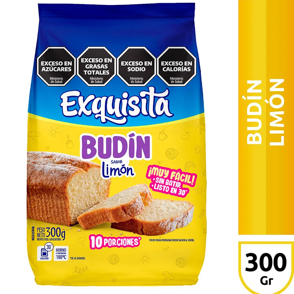 Exquisita Budín Limón X 300 Gr