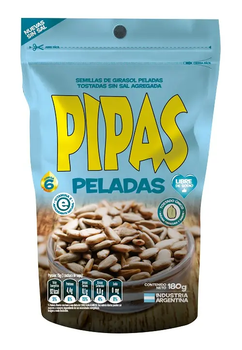 PIPAS  Semillitas Peladas Sin Sal