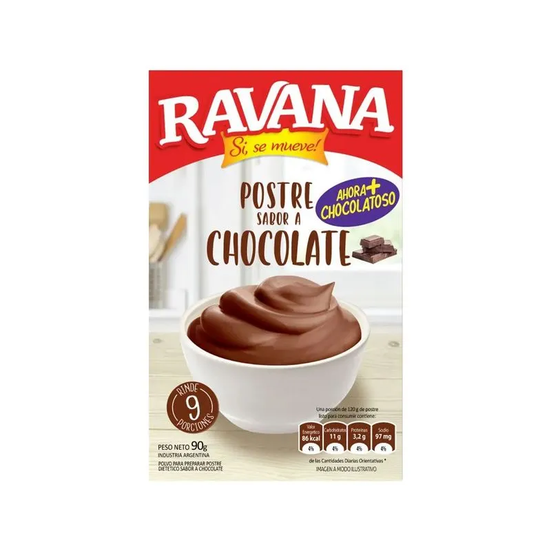Postre Chocolate Ravana 90gr
