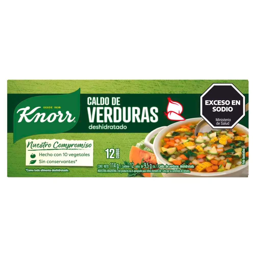 Caldo De Verduras Knorr 12