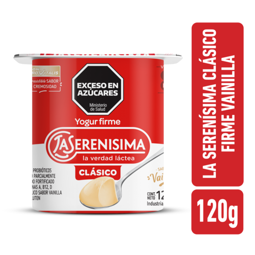 Yogur Firme Entero Vainilla La Serenisima 120 g