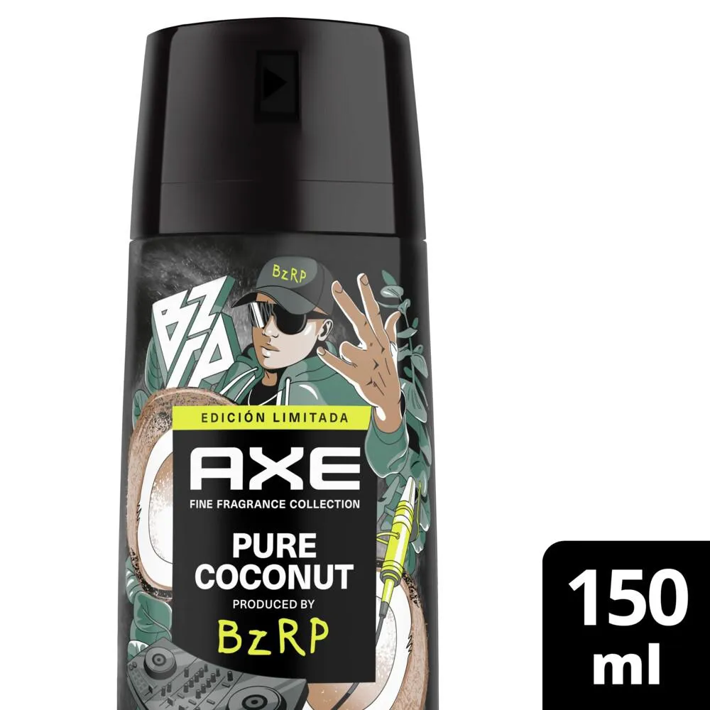 Desodorante Axe Bzrp Pure Coconut 150Ml