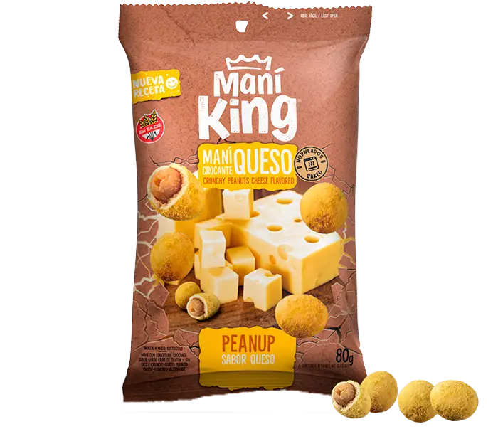 Mani Crocante Con Queso Mani King 80g