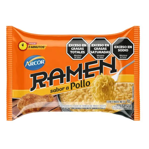 Ramen Pollo Arcor 70g