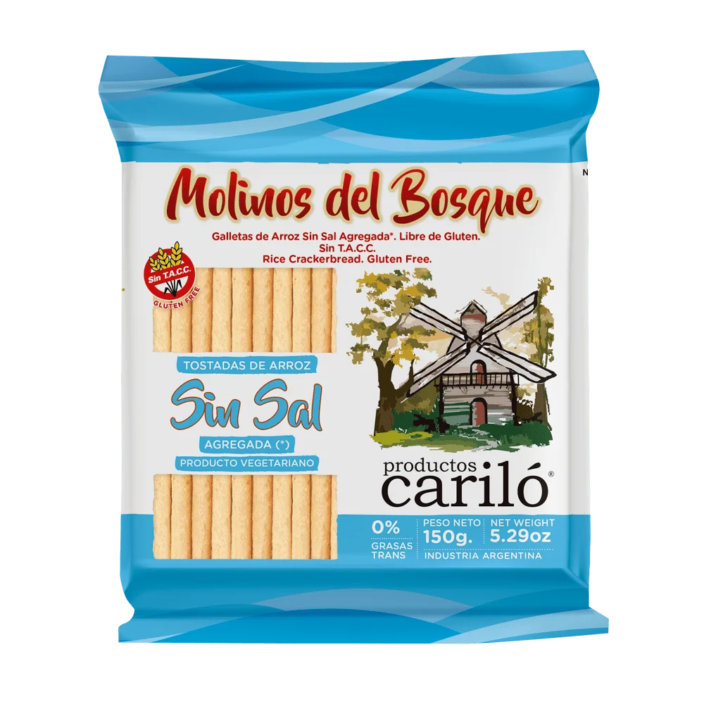 Tostadas Arroz Sin Sal Molinos Del Bosque 150g