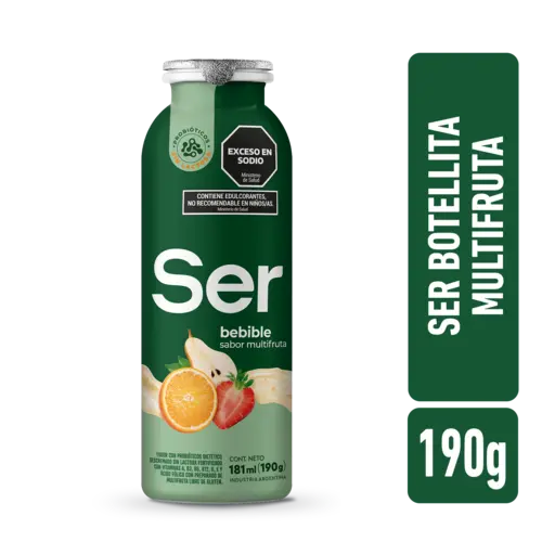 Yogur Bebible Multifruta Ser 190gr 