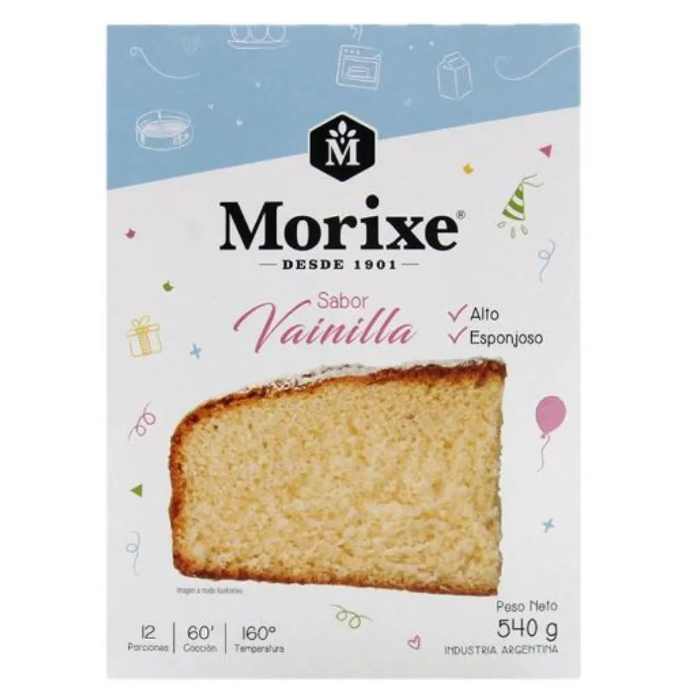 Bizcochuelo Vainilla Morixe 540 Gr.