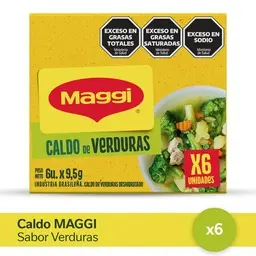 Caldo De Verdura Maggi 6u