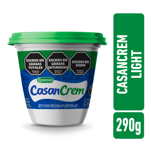 Queso Crema Light Casancrem 290g
